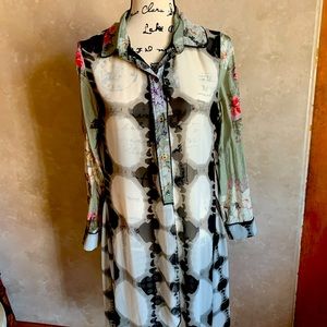 Brand new sheer duster (NWT)